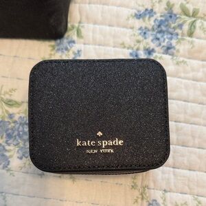 Kate Spade Sparkling Black Jewelry Case